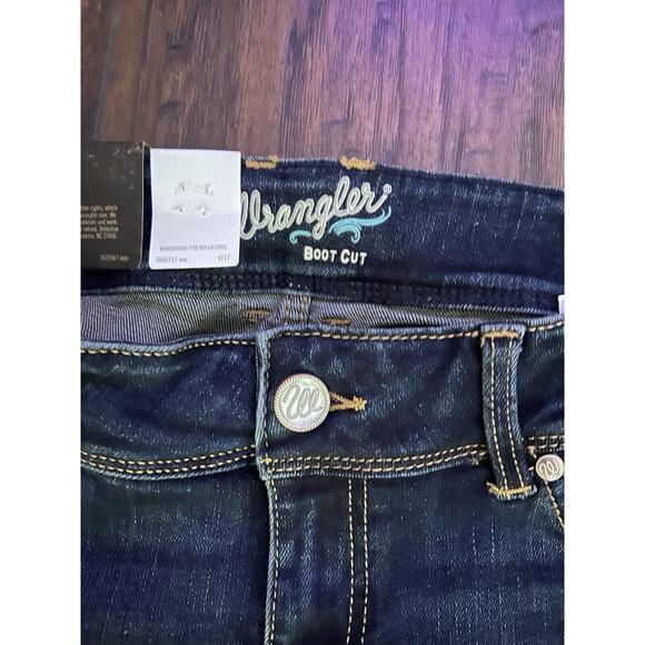 Wrangler Womens 9/10 31 X 30 Retro Sadie Bootcut‎ Low Rise Jeans Western Cowgirl - Picture 6 of 8